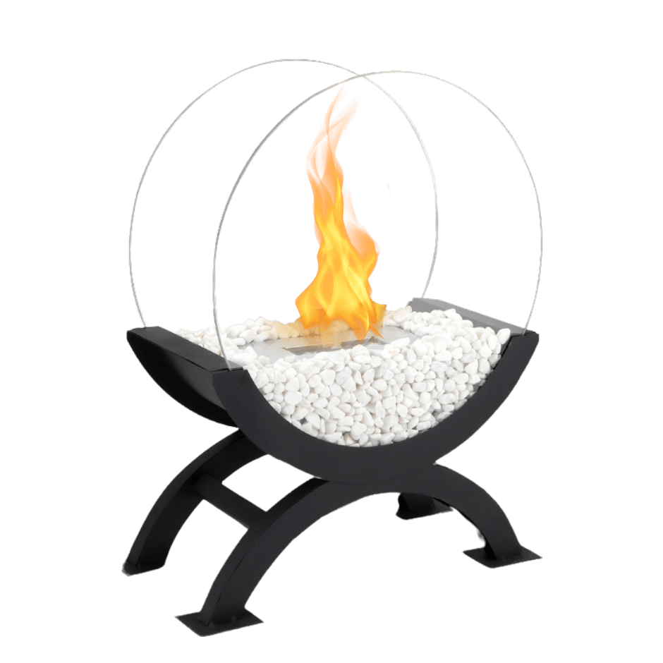 Biokominek wolnostojący podwyższony