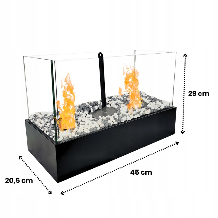 Biokominek wolnostojący 3 paleniska - obrazek 2