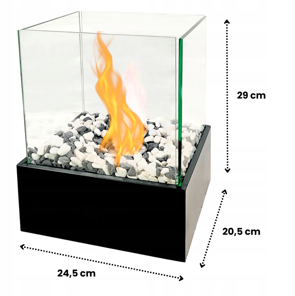 Biokominek wolnostojący kwadrat - obrazek 4